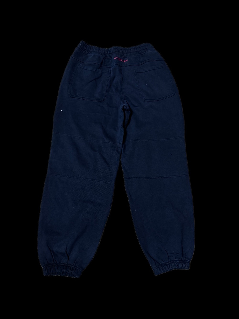 Gymshark Black Sweatpants with Red Accent Waistband - Picture 4 of 8